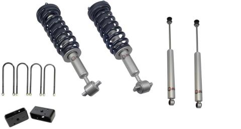 Front 3 Inch Lift Struts w/ Rear 2 Inch Blocks and Shocks (RWD Only) 2021-Present Ford F-150 Freedom Off-Road