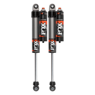 20-Up Silverado/Sierra 2500/3500 Rear Performance Elite 2.5 Piggback 10.17 Inch 0-1 Inch Lift Dual Speed Compression Adjuster Fox Offroad Shocks