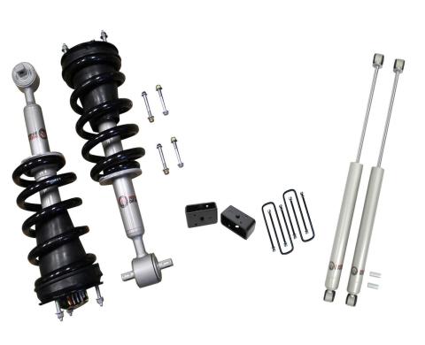 2 Inch Front Lift Struts w/ 2 Inch Rear Blocks and Shocks Freedom Off-Road