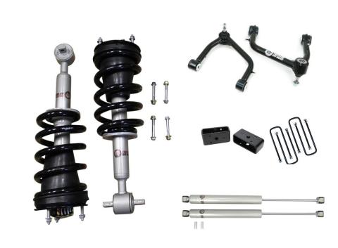 3 Inch Front Lift Struts w/ 2 Inch Rear Blocks, Shocks, and Front Upper Control Arms Freedom Off-Road