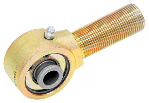 Narrow Forged Johnny Joint 2 Inch 2 Inch X 0.500 Inch Ball 1 Inch-14 Left Hand Threaded Shank Externally Greased Each RockJock 4x4
