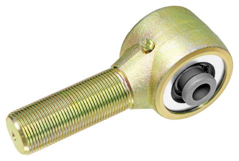 Forged Johnny Joint 2 1/2 Inch 2.585 Inch X 0.640 Inch Ball 1 1/4 Inch-12 Left Hand Threaded Shank Externally Greased Each RockJock 4x4